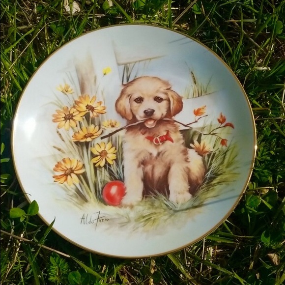 “First Fetch” Decor Plate by Aldo Fazio🐶 - Picture 2 of 4
